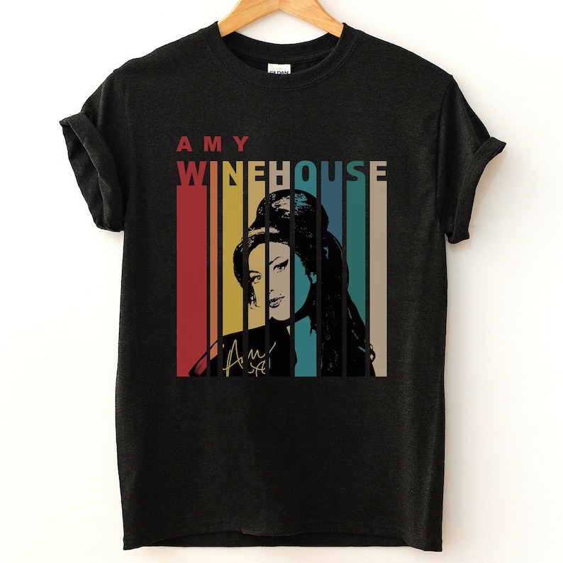 Vintage Retro Amy Winehouse Tshirt Amy Winehouse Gift Retro Etsy