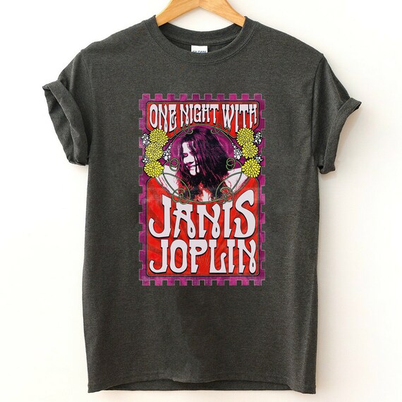 One Night With Janis Joplin Retro T 