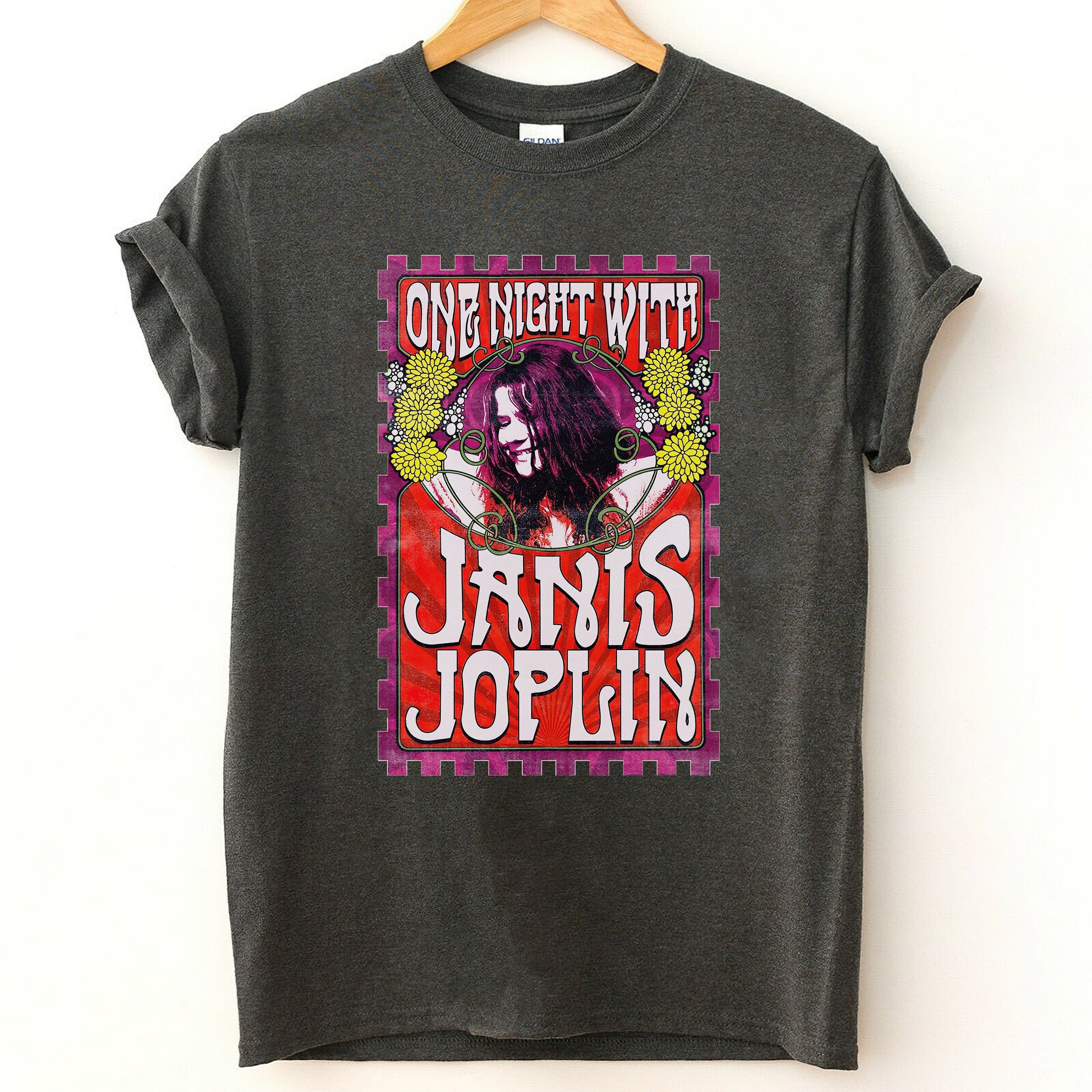 One Night With Janis Joplin Retro T 