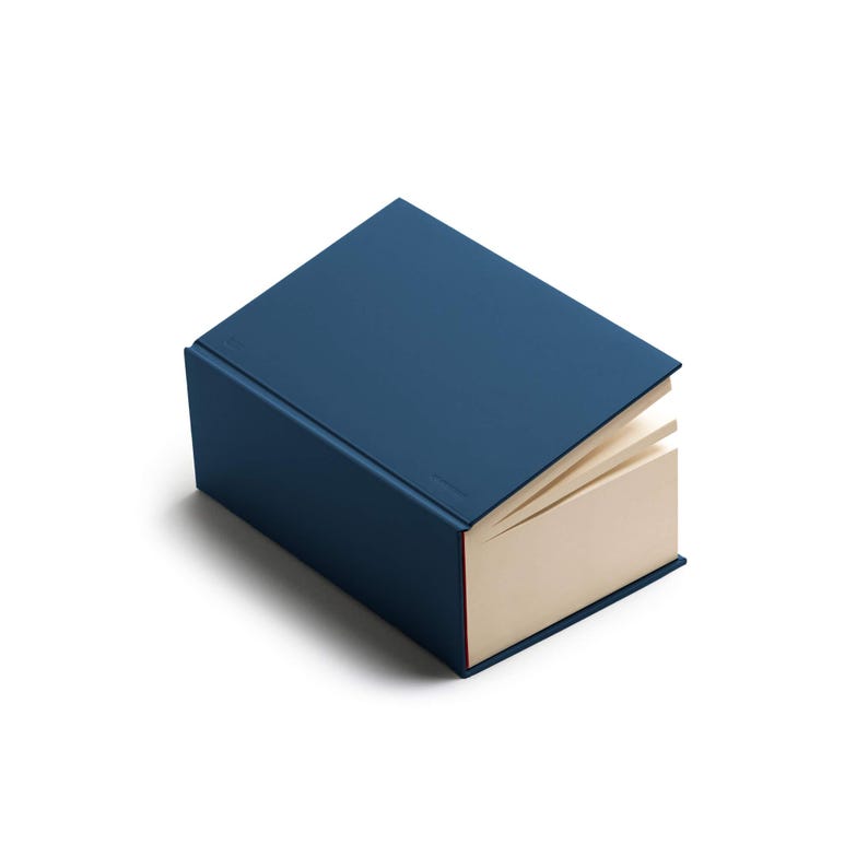 A5 Hardcover Notebook: 1024 Pages, 70 GSM Acid-Free Paper - Lined or Plain Blue