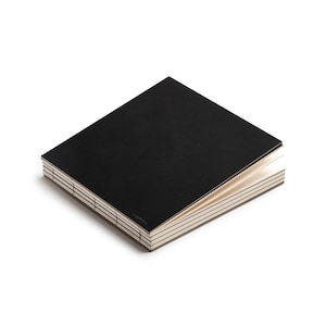 22x22 cm Square Sketchbook – 120 GSM White Acid-Free Pages, Lay-Flat Binding, 4 Project Dividers – Ideal for Notebook, Journaling