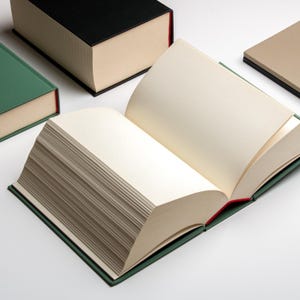 A5 Hardcover Notebook: 1024 Pages, 70 GSM Acid-Free Paper - Lined or Plain image 2