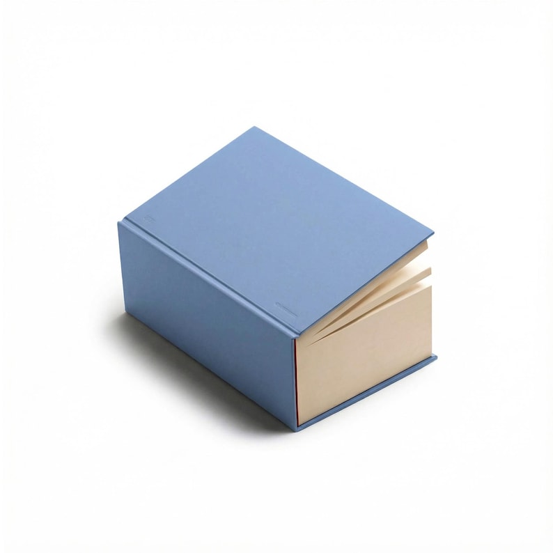 A5 Hardcover Notebook: 1024 Pages, 70 GSM Acid-Free Paper - Lined or Plain sky blue