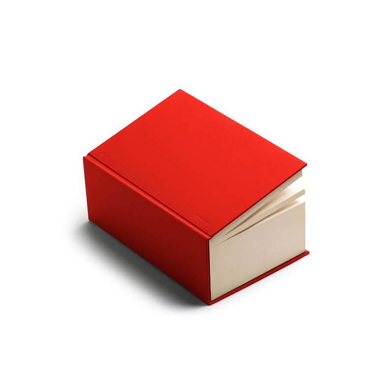 A5 Hardcover Notebook: 1024 Pages, 70 GSM Acid-Free Paper - Lined or Plain Red