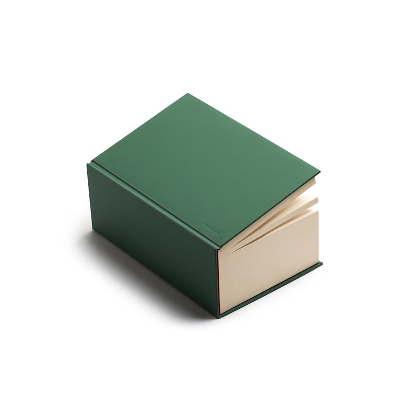 A5 Hardcover Notebook: 1024 Pages, 70 GSM Acid-Free Paper - Lined or Plain Olive Green