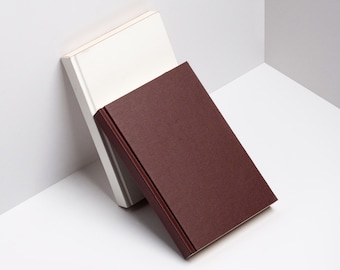 A5 Hardcover Lay Flat Notebook: 256 Page Acid-Free Journal