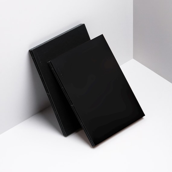 Black Paper Sketchbook: B5 Size, 120 GSM Acid-Free, Hand-Stitched