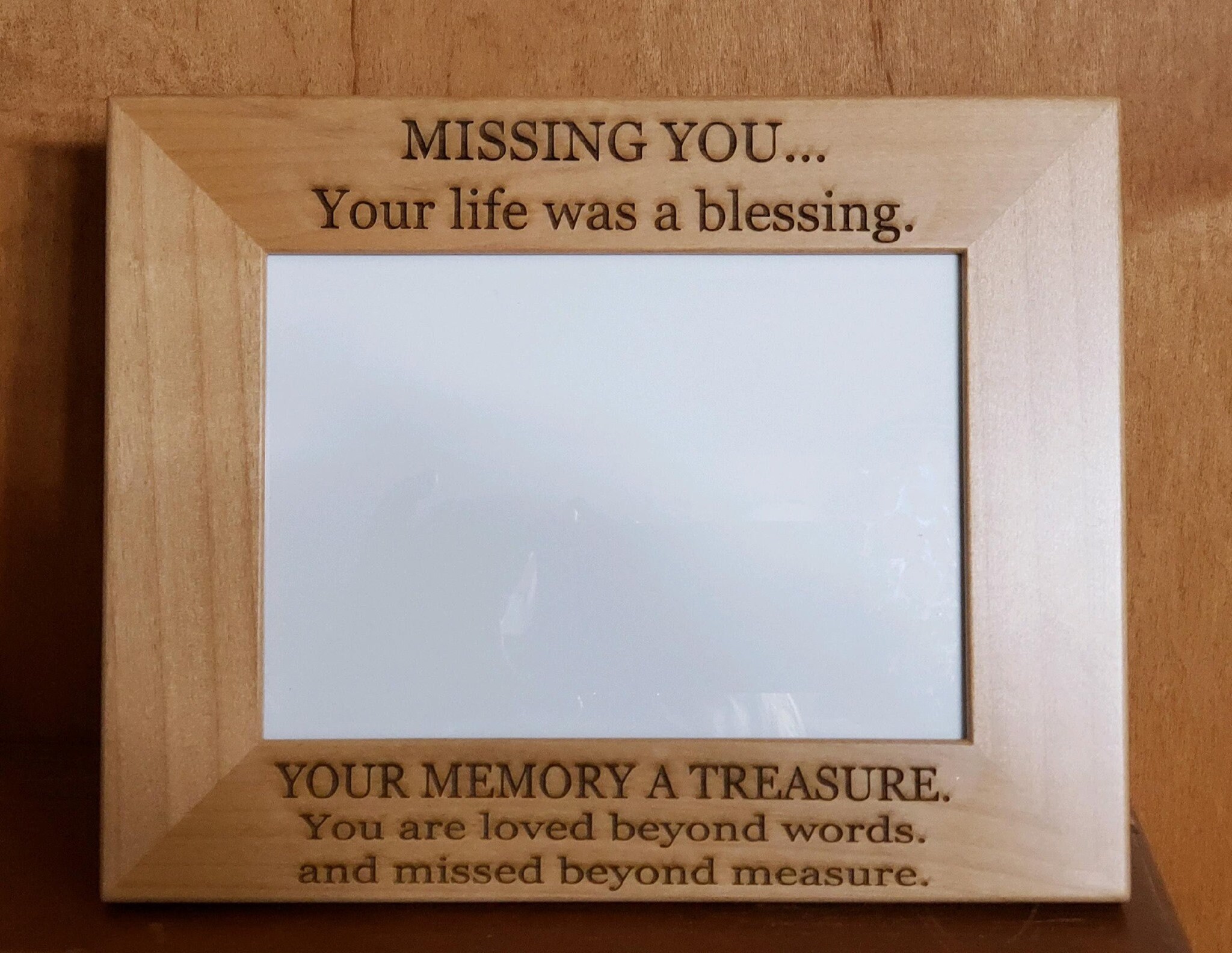 Custom Engraved Picture Frame 5x7 Etsy