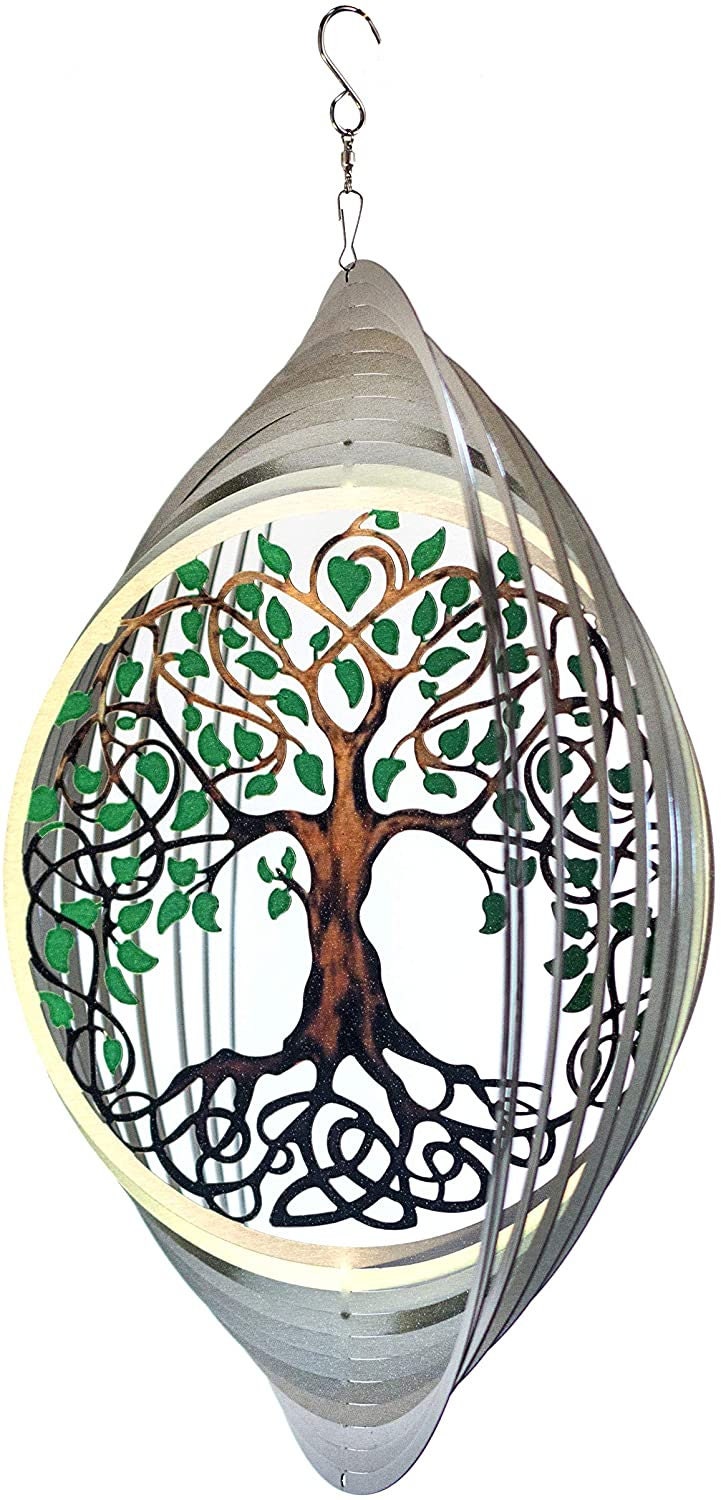 Spinart Tree of Life Wind Spinner Garden Decorationperfect Etsy