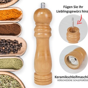 salz und pfefferstreuer PERSONALISIERT Gericht. Salz und Pfeffer. Perfektes Geschenk für Paare, Gravieren Sie Ihre Namen. In jeder Sprache Bild 2