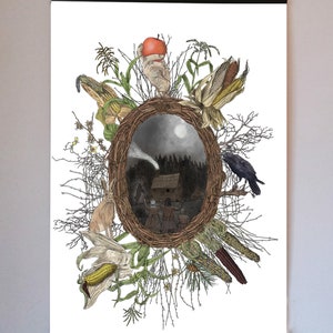 Die Hexe botanische Kunstdruck