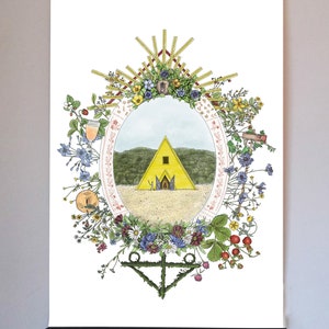 Midsommar Botanical Art Print