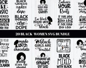 Black Woman SVG Bundle Graphic 20
