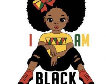 Curly Hair Clipart, Black Girl Svg