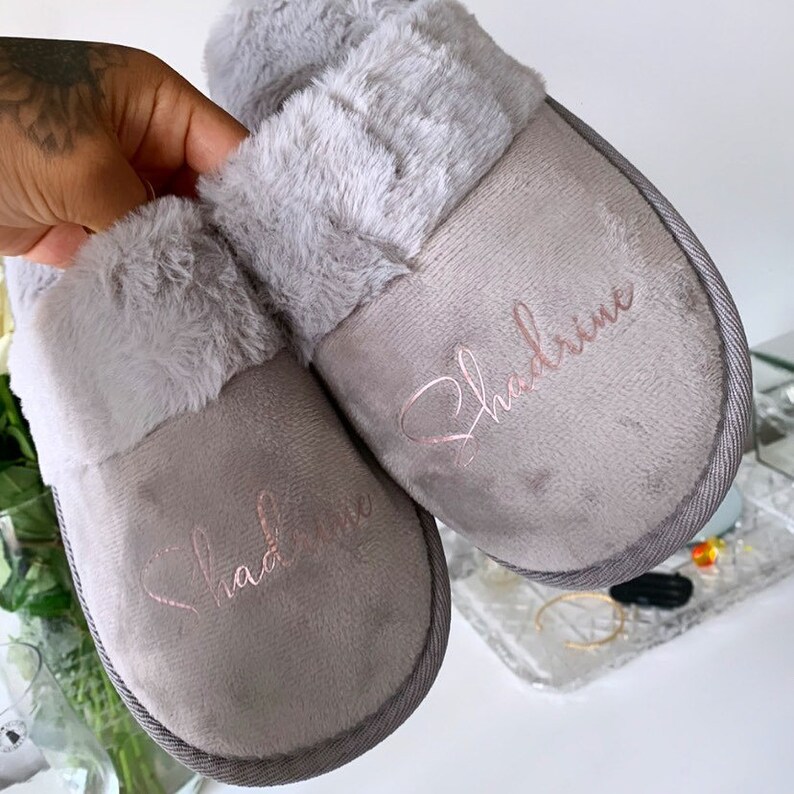 Personalised slippers Etsy