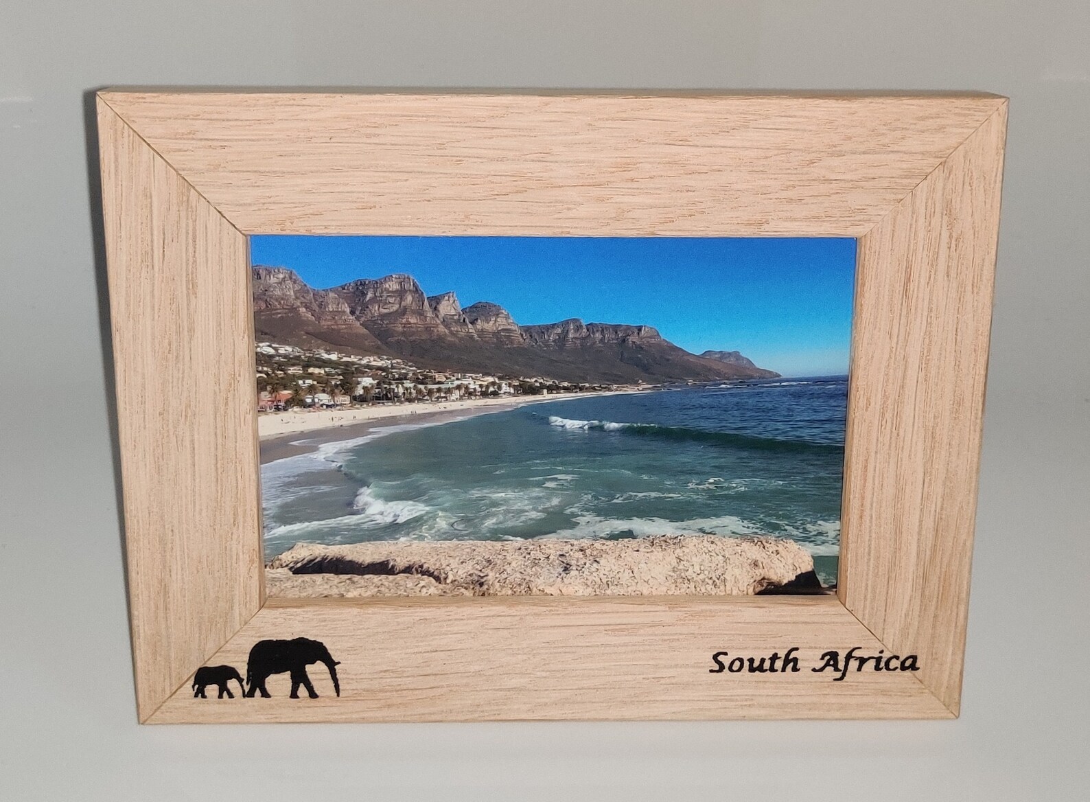 Oak South Africa Picture Frame Painted Design Etsy
