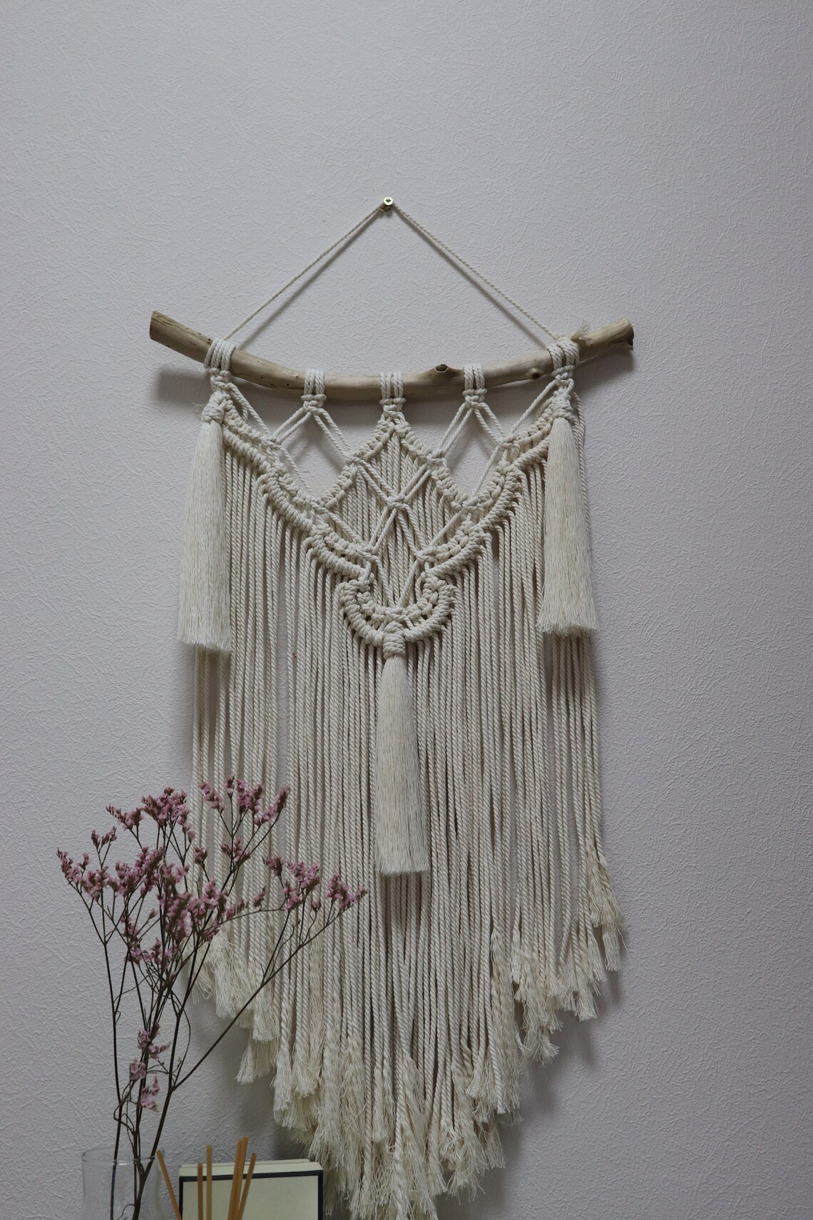 Home Decor Macrame First Home Gift Winter Wall Decor Bedroom Etsy