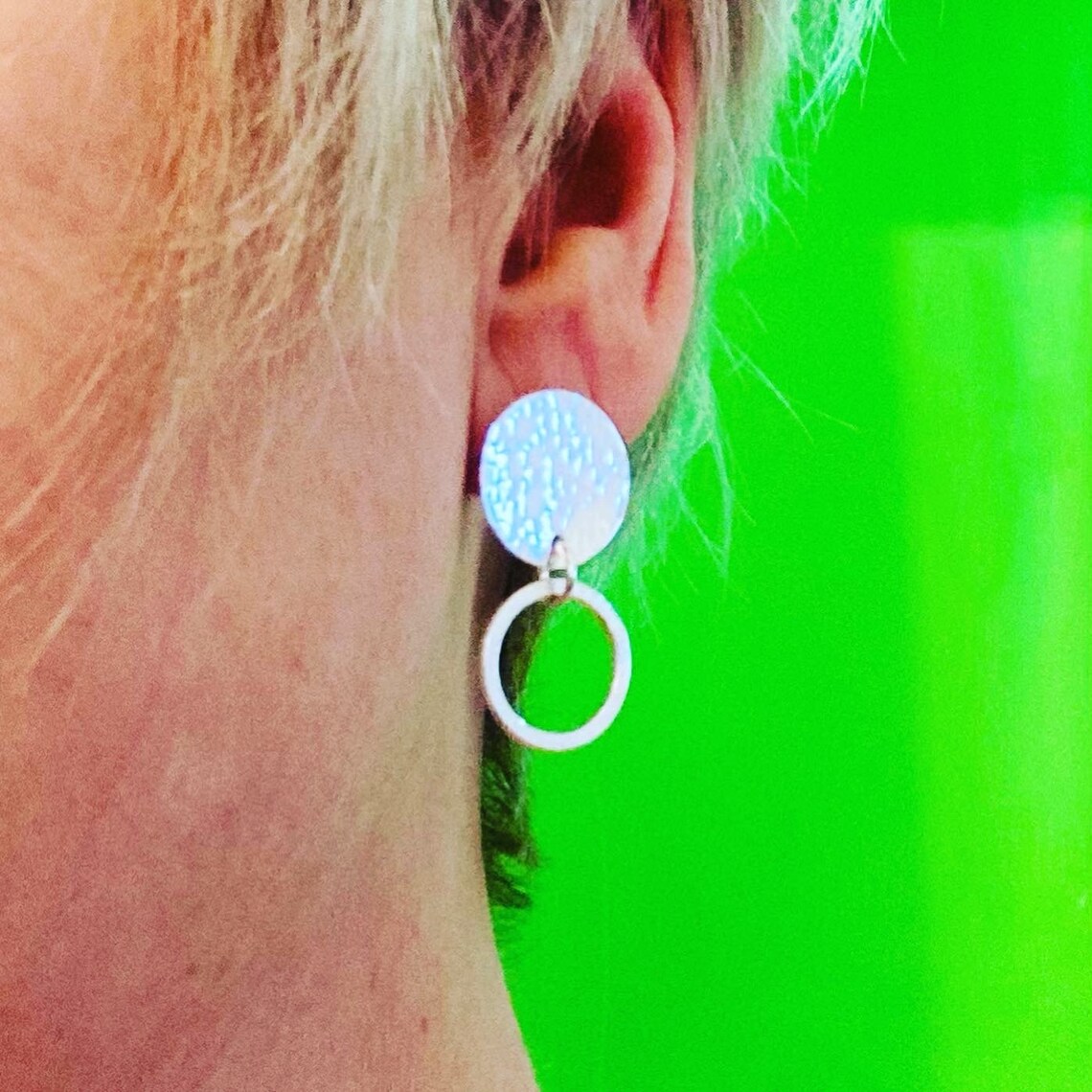 Silver Handmade Keeping Faith Style Earrings Perfect Gift Etsy UK