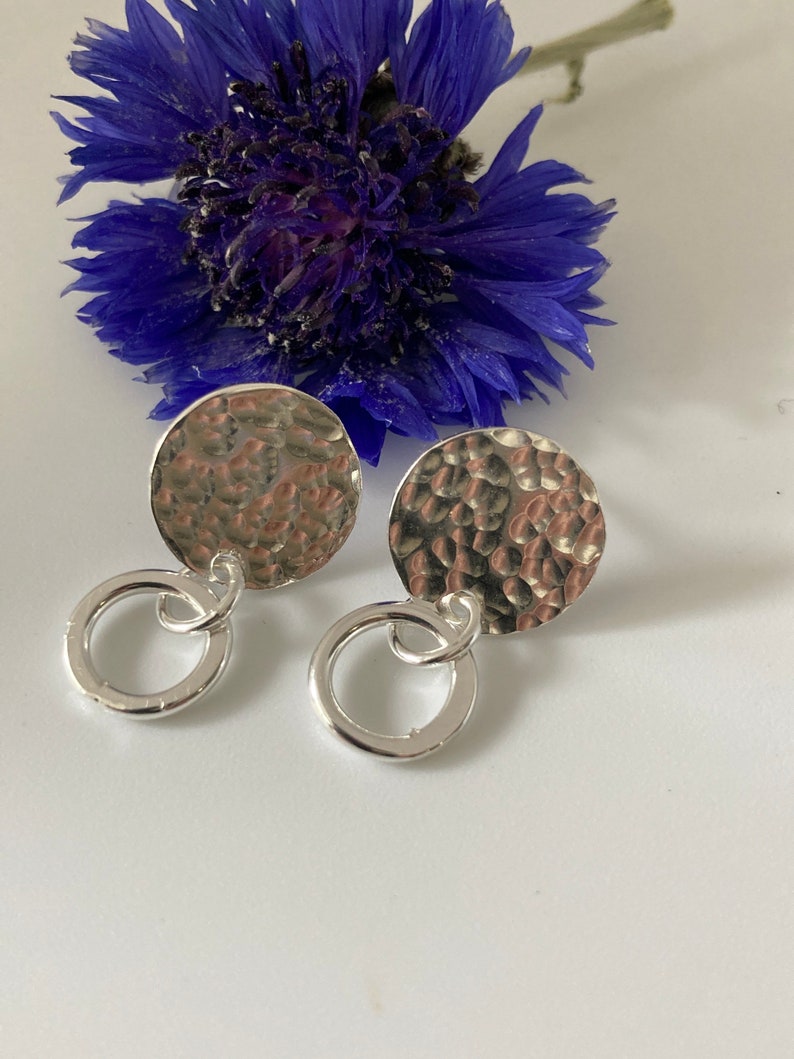 Silver Handmade My Style of Keeping Faith Earrings Perfect Gift Etsy