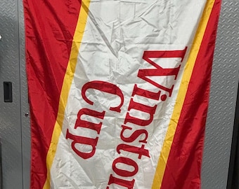 Vintage Nascar 1980’s Winston Cup Flag (4x6’)