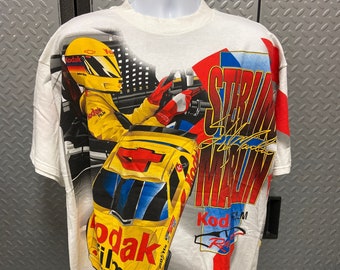 NOS Vintage Nascar Sterling Marlin/Kodak #4 AOP Shirt (XXL)
