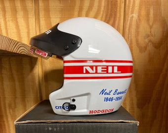1 of 1 PROTOTYPE Vintage NASCAR Neil Bonnett Memorial 1/2 Scale Simpson Helmet