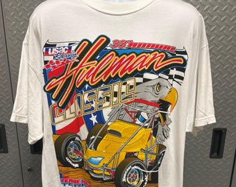 Nieuw, ongebruikt vintage shirt van het USAC 33e “Hulman Classic”/Terre Haute Action Track Event uit 2003 (XXL)
