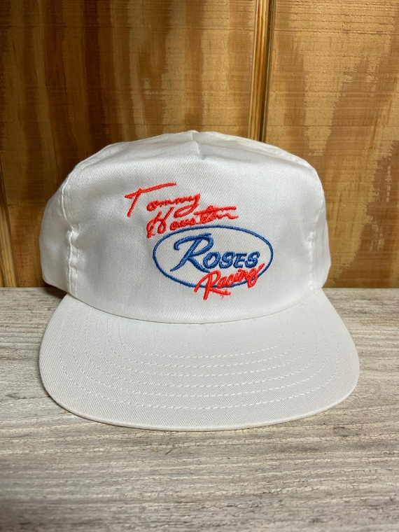 NOS Vintage Nascar Tommy Houston/Roses Racing Hat - Gem