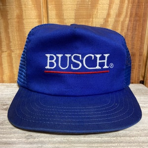 Vintage NASCAR BUSCH Beer Snapback Hat 