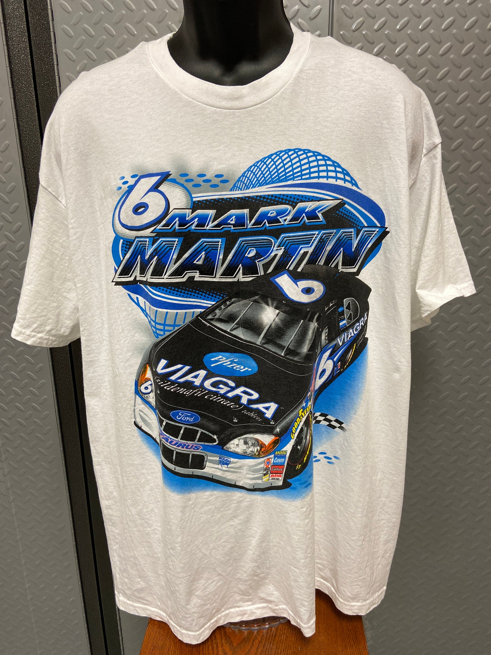 Vintage Nascar Mark Martin/Viagra 6 Shirt XL | Etsy