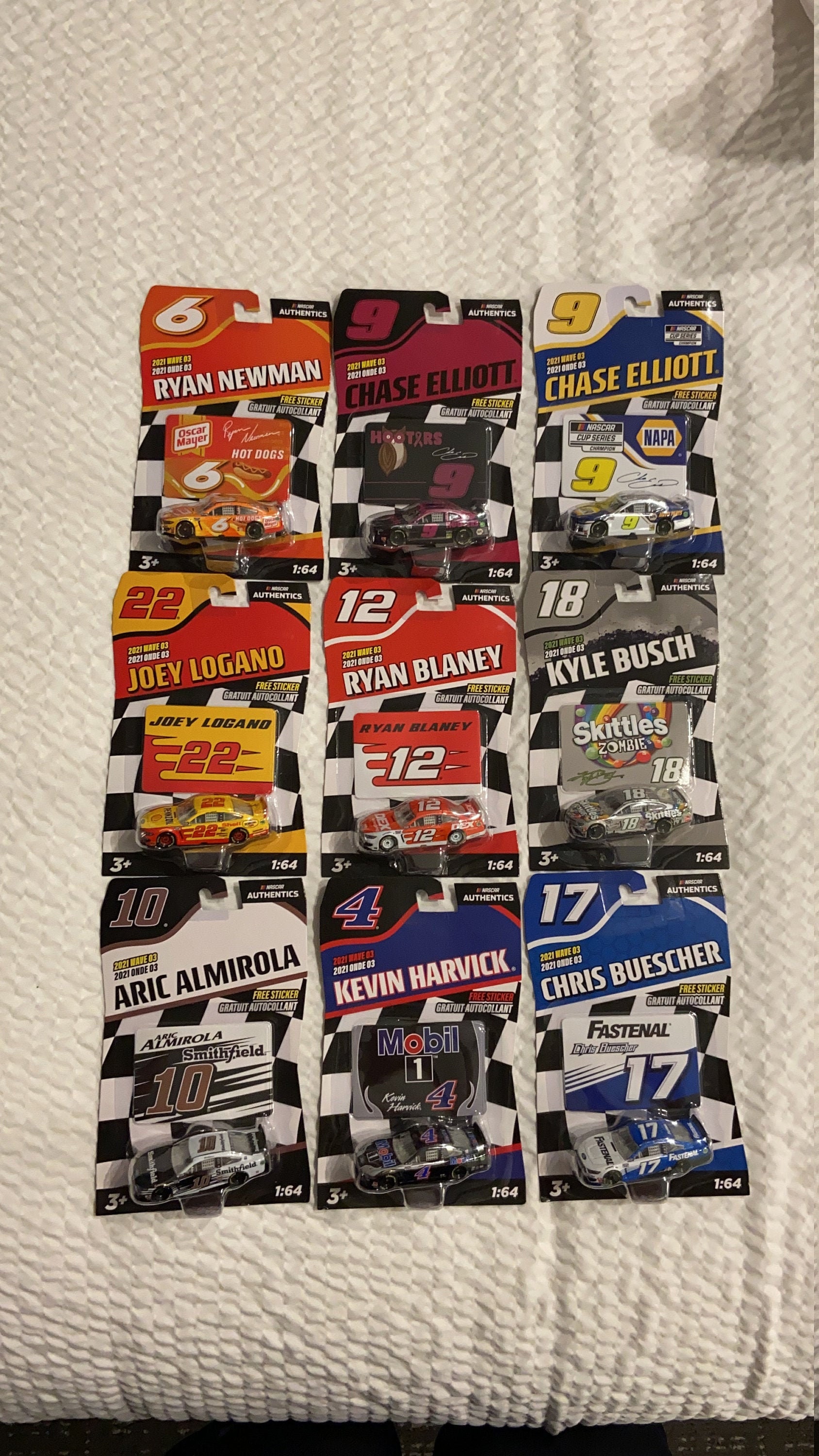 2021 Wave 3 Nascar Authentics 1/64th Set Etsy