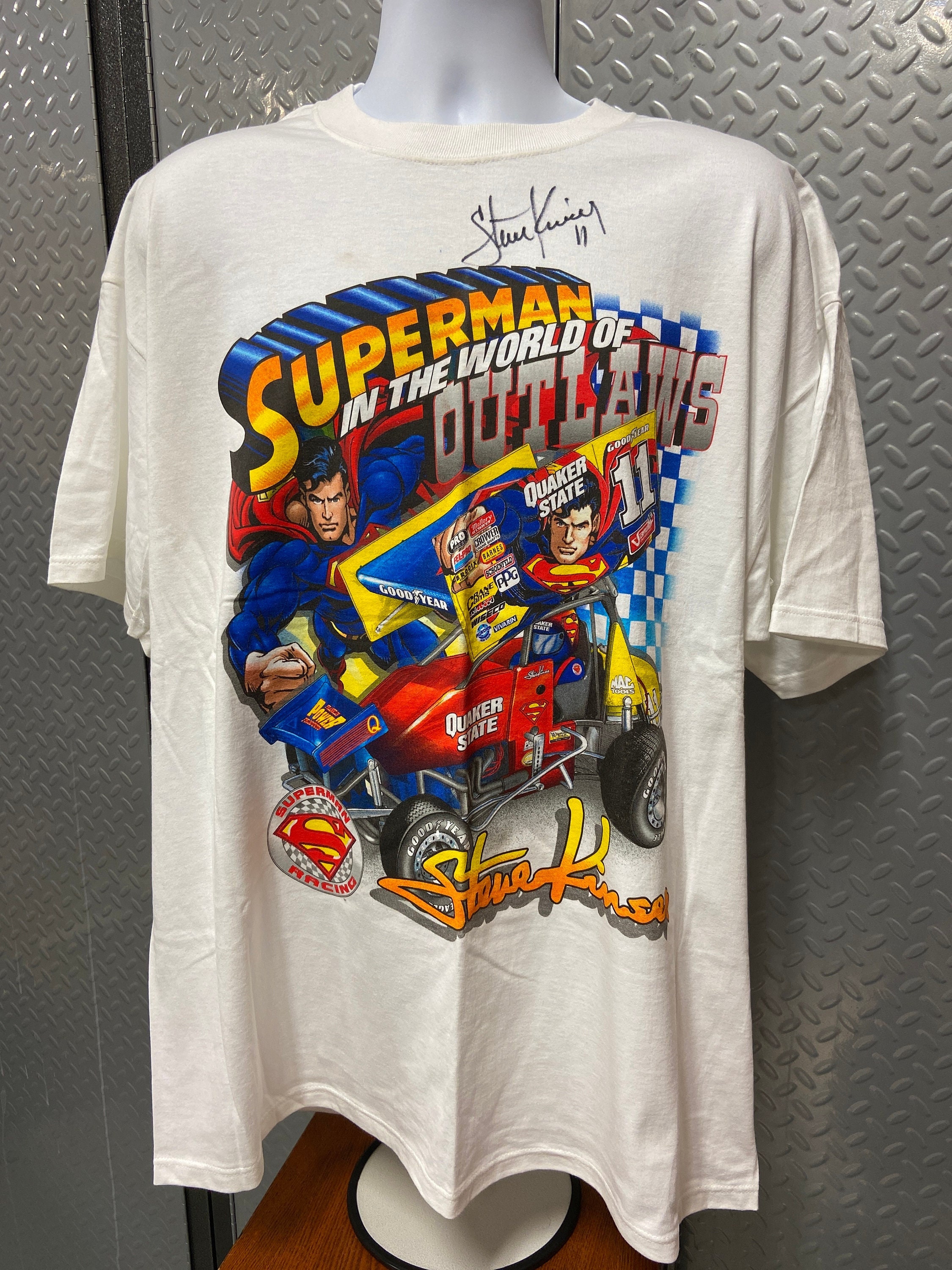 NOS Vintage World of Outlaws 1999 Steve Kinser/superman #11