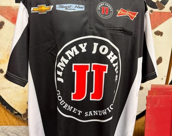 NEUES Vintage Nascar 2014 Kevin Harvick #4 Budweiser Crew Shirt (XL)