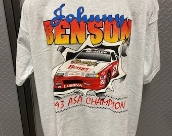 NOS Vintage ASA Johnny Benson #21 1993 Kampioensshirt (XXL)