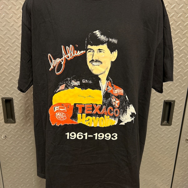 NOS Vintage Nascar Davey Allison #28 Memorial Shirt (XL)