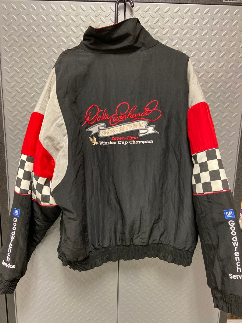 Vintage Nascar MINT 1995 Dale Earnhardt Sr 7 Time Champ Jacket XXL