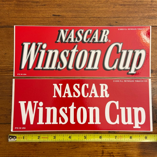 Vintage Nascar Winston Cup Contingency Decals (2000-2003)