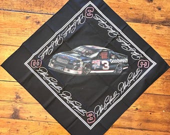 Vintage Nascar Dale Earnhardt Sr #3 Goodwrench Bandana (21x21)