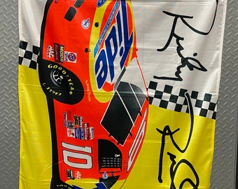 NOS HUGE Vintage Nascar 1994 Ricky Rudd/Tide #10 Thunderbird Flag (3’x5’)