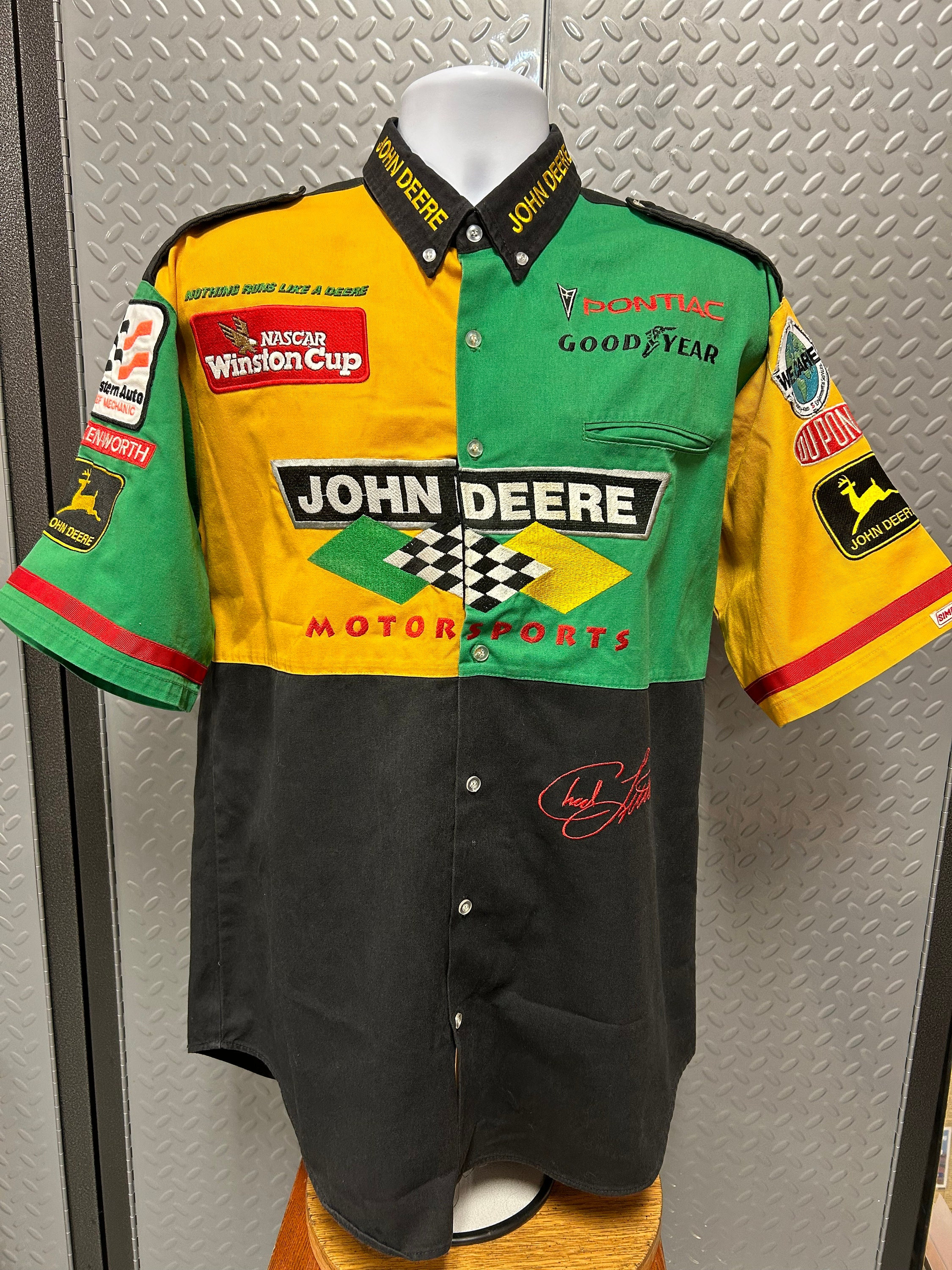 Vintage Nascar Chad Little/john Deere #97 Pontiac Winston Cup