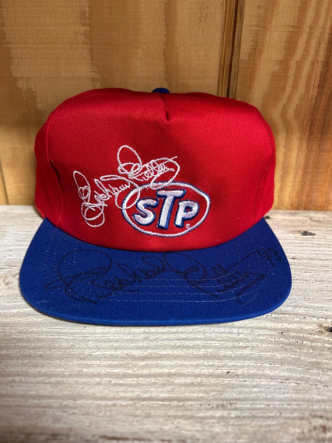 Richard Petty Signed STP NASCAR Hat | Autographed In Person at Petty’s Garage VINTAGE Richard Petty Signed Autographed STP Hat Cap Nascar  main image 4