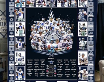 Dallas Cowboys Blanket Etsy