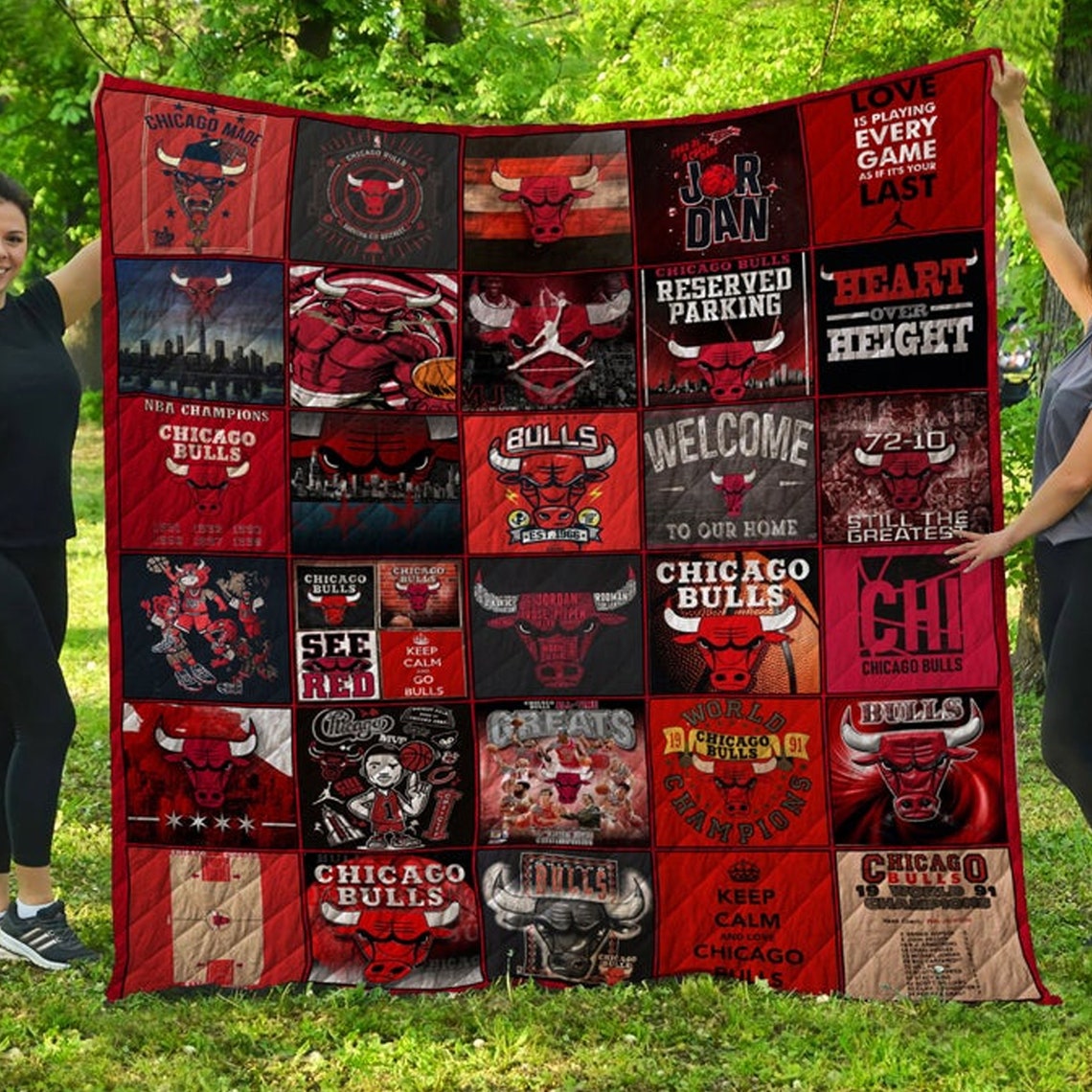 NBA Chicago Bulls Basketbal Team Blanket Champion Team Etsy