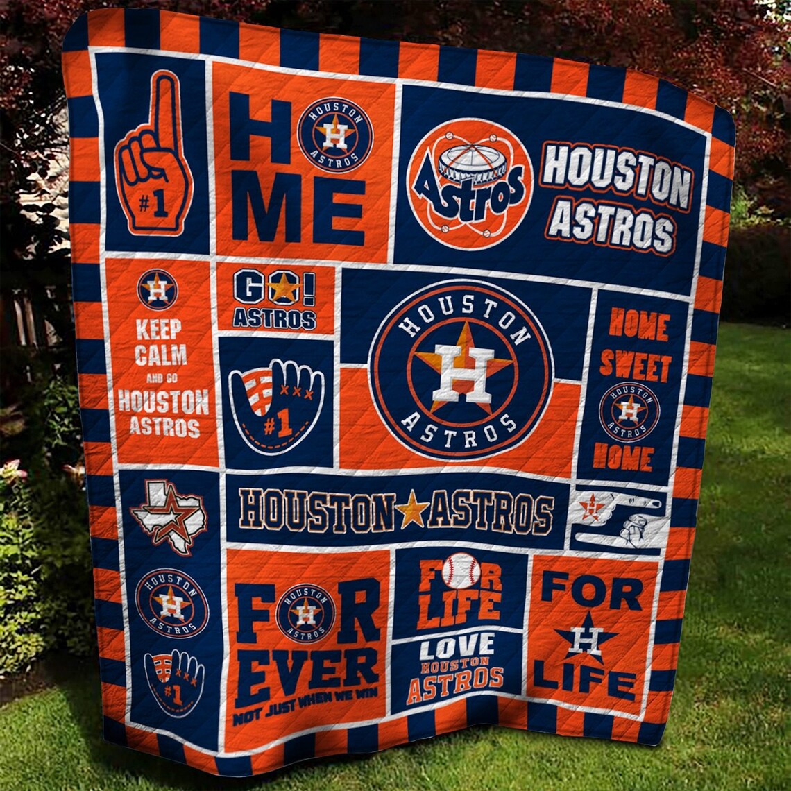 MLB Houston Astros Baseball Team Blanket Champion Team Etsy