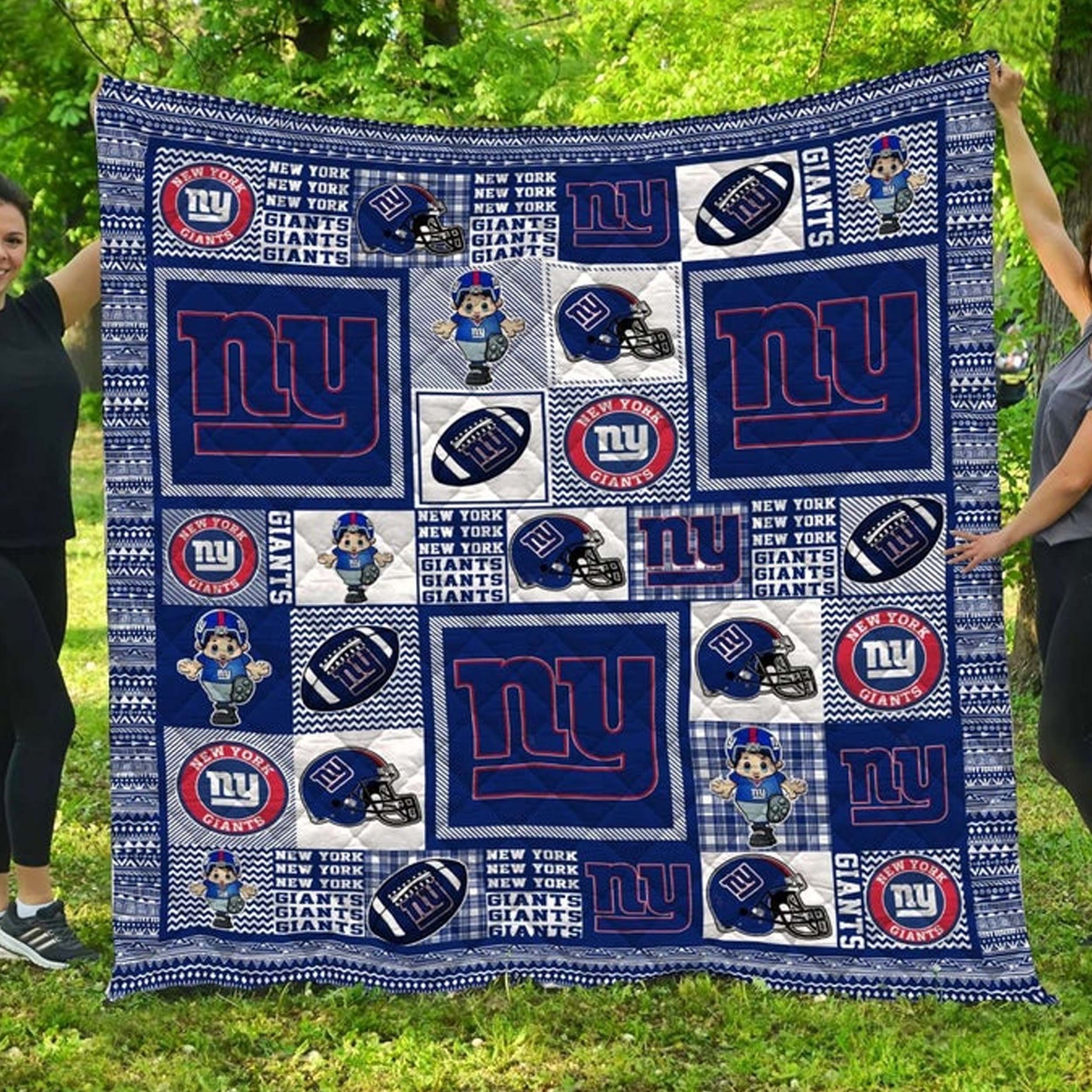 New York Giants Fan For Life Blanket Giants Blanket NFL Etsy