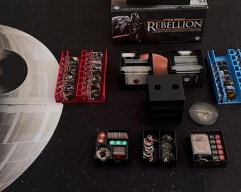 Star Wars Rebellion 3D Printed Box Inlays