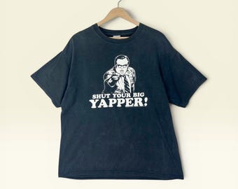 Camiseta vintage Y2K Chris Farley SNL – Camiseta gráfica de comédia para TV (Tamanho G)
