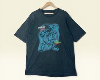 Camiseta vintage Peter Stuyvesant Breakaway dos anos 90, estilo Fido Dido, algodão, tamanho XL