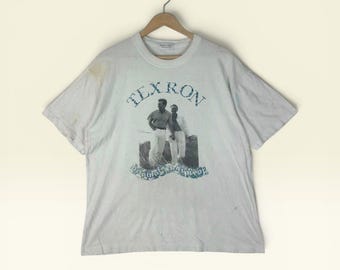 Camiseta vintage dos anos 90 com estampa fotográfica da Texron Original Jeans – Fotofolio Fashion Tee