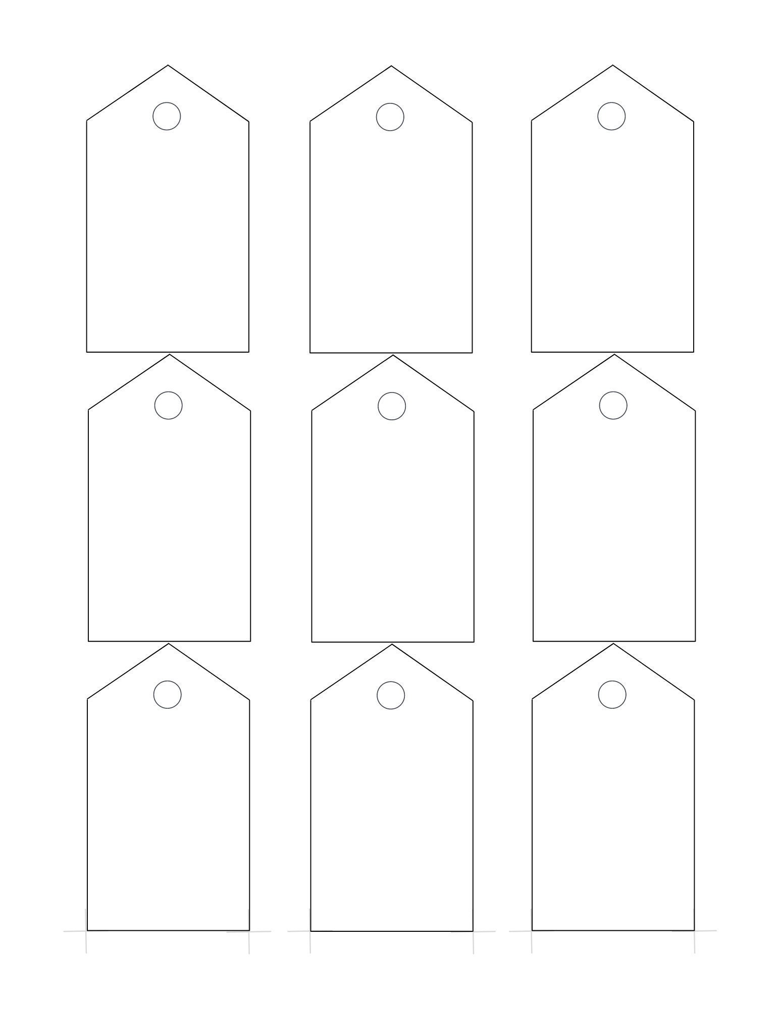 Blank Printable Gift Tags